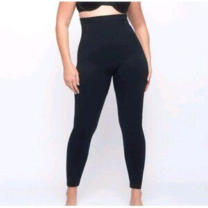 Underoutfit Shapewear Leggings Plus 4XL 4X Navy Blue Tummy Control Compression
